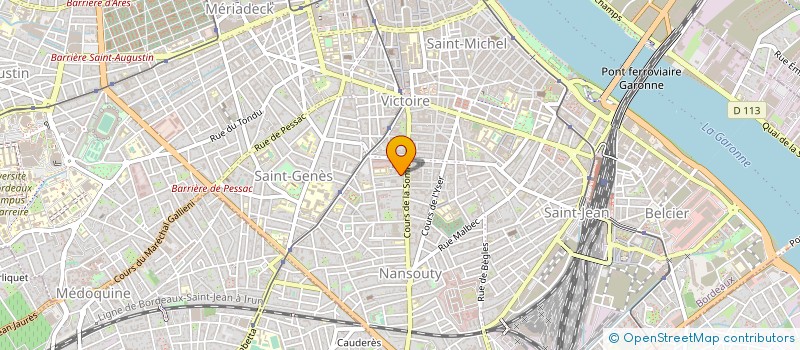 localisation de l'entreprise MONSIEUR GAUTIER DUBOIS à BORDEAUX