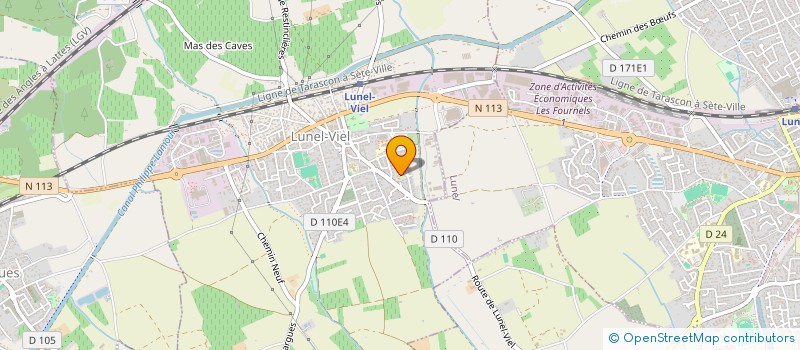 localisation de l'entreprise MONSIEUR GAUTIER DUMAS  LUNEL-VIEL