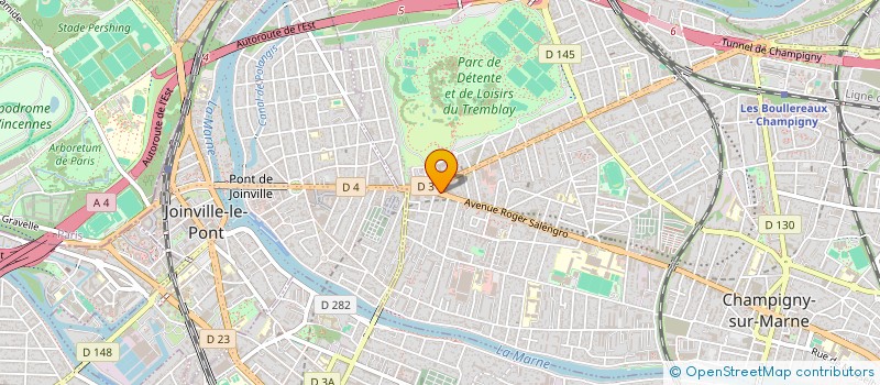 localisation de l'entreprise MONSIEUR GAUTIER DUPAYS à CHAMPIGNY-SUR-MARNE