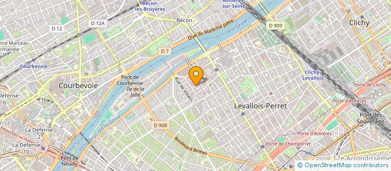 localisation de l'entreprise MONSIEUR GAUTIER DURON à LEVALLOIS-PERRET