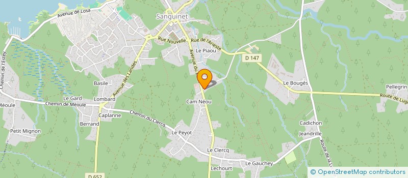 localisation de l'entreprise MONSIEUR GAUTIER FUND  SANGUINET