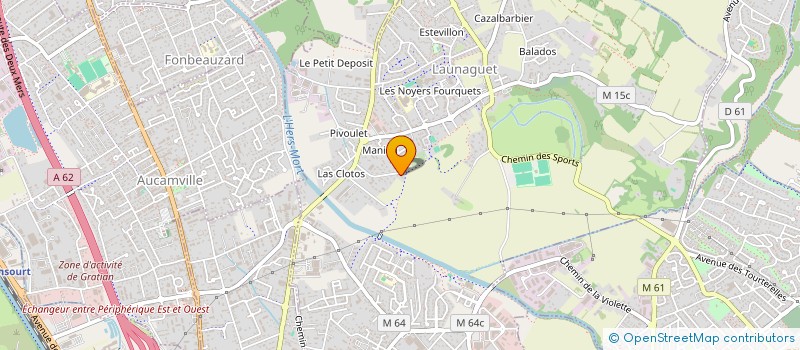 localisation de l'entreprise MONSIEUR GAUTIER GIROUD  TOULOUSE