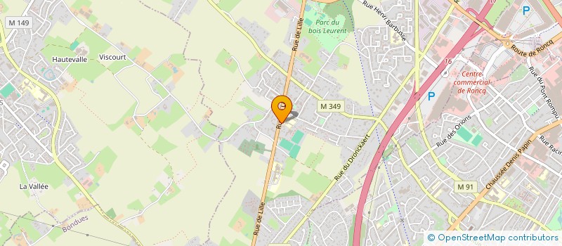 localisation de l'entreprise MONSIEUR GAUTIER GRIMONPONT  RONCQ