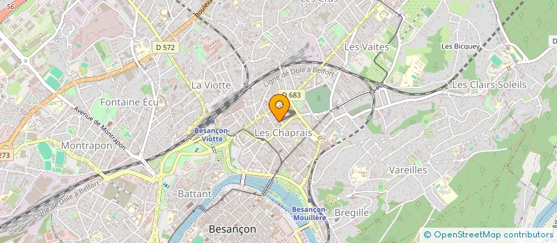 localisation de l'entreprise MONSIEUR GAUTIER GROUVEL à BESANCON