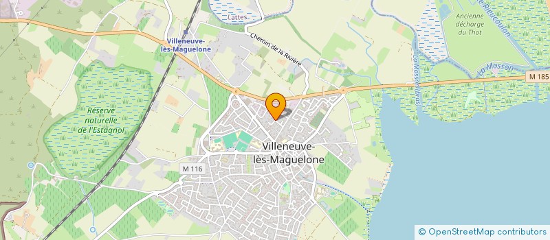 localisation de l'entreprise MONSIEUR GAUTIER GUILLAUME  VILLENEUVE-LES-MAGUELONE