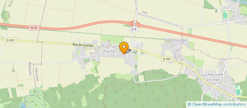 localisation de l'entreprise MONSIEUR GAUTIER HAINSSELIN  FOUQUEROLLES