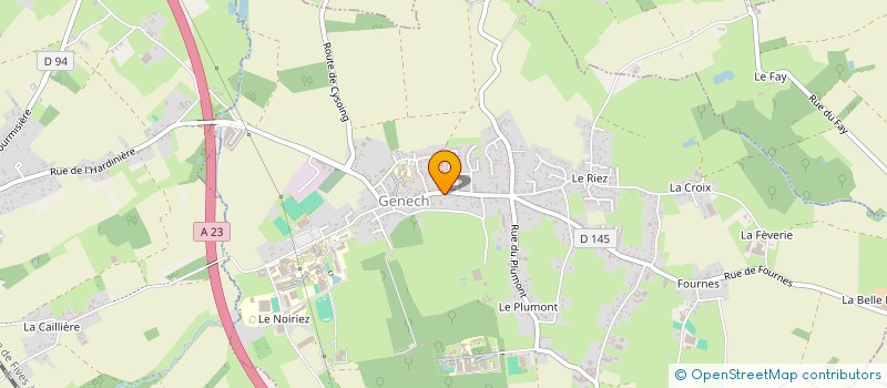 localisation de l'entreprise MONSIEUR GAUTIER JEAN-CLAUDE MARSON à GENECH
