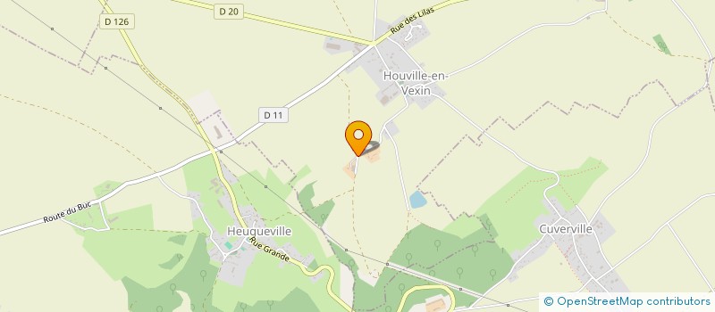 localisation de l'entreprise MONSIEUR GAUTIER JOBIN  HOUVILLE-EN-VEXIN