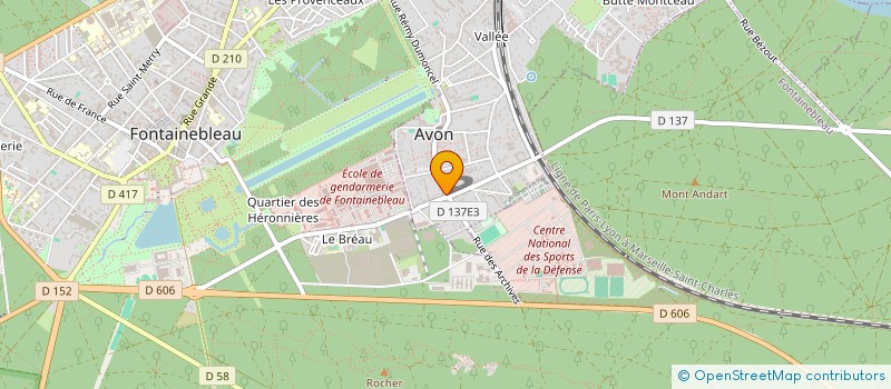 localisation de l'entreprise MONSIEUR GAUTIER KASSOUAGUI  AVON