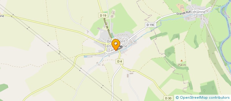 localisation de l'entreprise MONSIEUR GAUTIER LALONDE  BEAUMONT-EN-ARGONNE