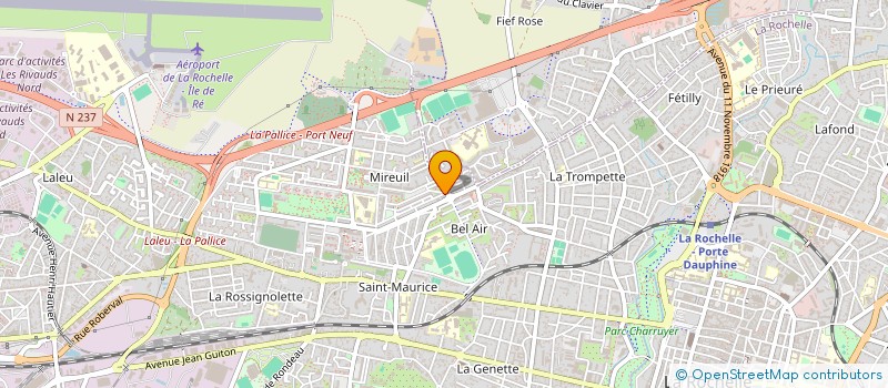 localisation de l'entreprise MONSIEUR GAUTIER LARRIEU  LA ROCHELLE