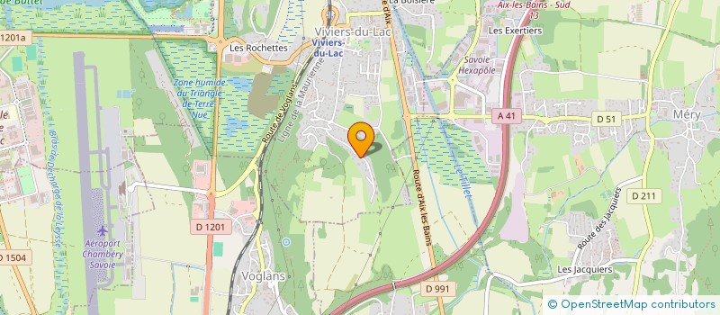 localisation de l'entreprise MONSIEUR GAUTIER LAVINA  VIVIERS-DU-LAC