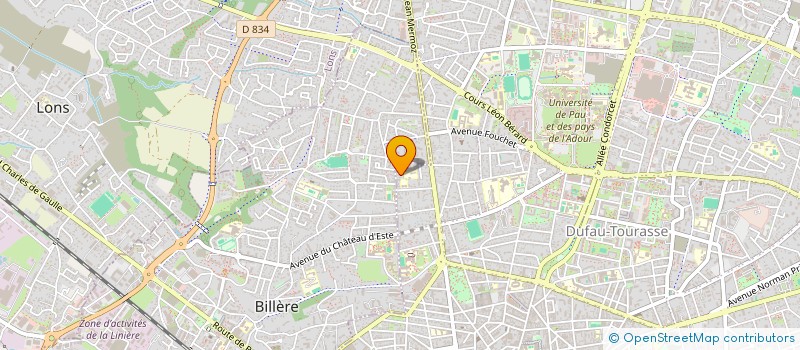 localisation de l'entreprise MONSIEUR GAUTIER LLENSE à PAU