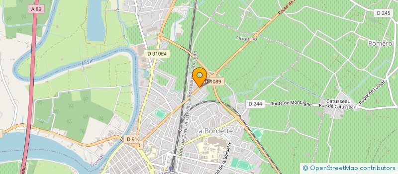 localisation de l'entreprise MONSIEUR GAUTIER LOUBLANCHES  LIBOURNE