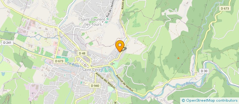 localisation de l'entreprise MONSIEUR GAUTIER MASSIN  SAINT-CERE