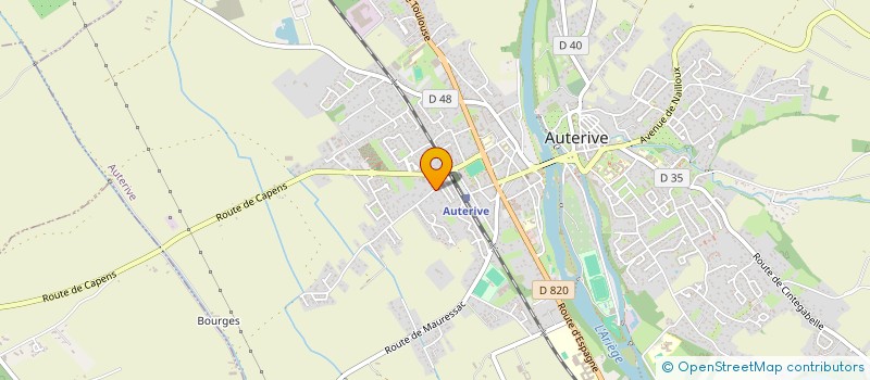 localisation de l'entreprise MONSIEUR GAUTIER MICHARD  AUTERIVE