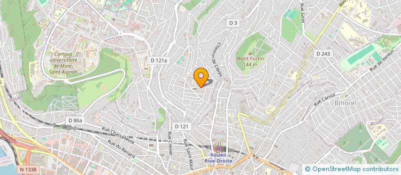 localisation de l'entreprise MONSIEUR GAUTIER PALAU  MONT-SAINT-AIGNAN