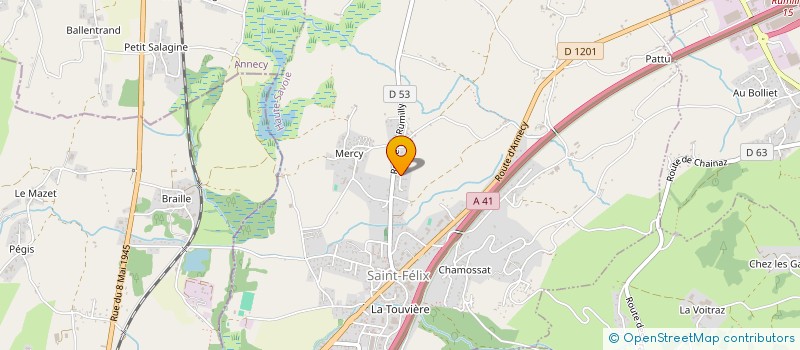 localisation de l'entreprise MONSIEUR GAUTIER PECH  SAINT-FELIX