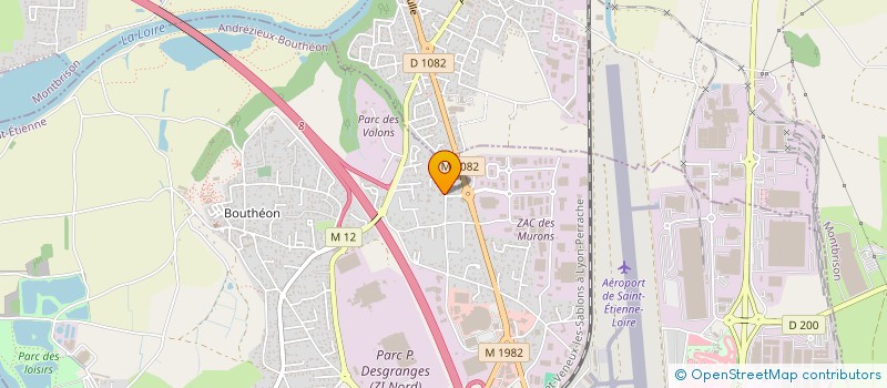 localisation de l'entreprise MONSIEUR GAUTIER PERRAUD  ANDREZIEUX-BOUTHEON