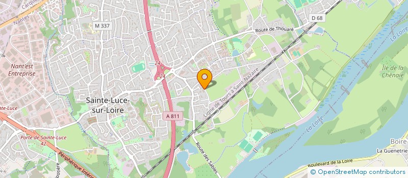 localisation de l'entreprise MONSIEUR GAUTIER PERROT  SAINTE-LUCE-SUR-LOIRE