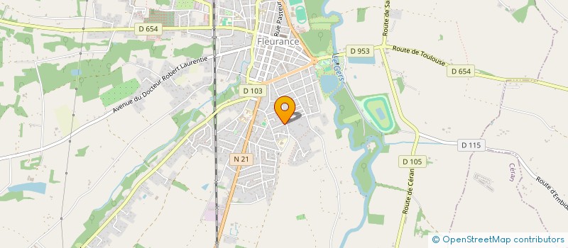 localisation de l'entreprise MONSIEUR GAUTIER PERRUCAUD  FLEURANCE