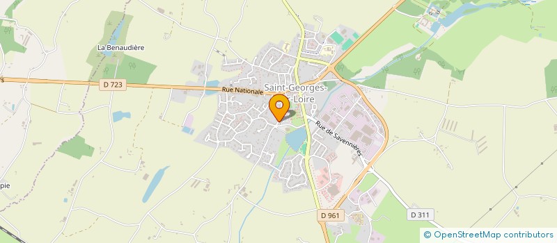 localisation de l'entreprise MONSIEUR GAUTIER PETRE  SAINT-GEORGES-SUR-LOIRE