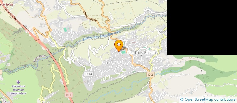 localisation de l'entreprise MONSIEUR GAUTIER POUGARY  LES TROIS-BASSINS