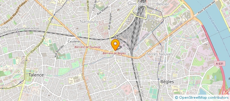 localisation de l'entreprise MONSIEUR GAUTIER POURPOINT à BORDEAUX