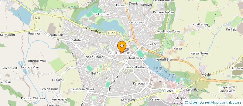 localisation de l'entreprise MONSIEUR GAUTIER QUENTRIC  SAINT-RENAN