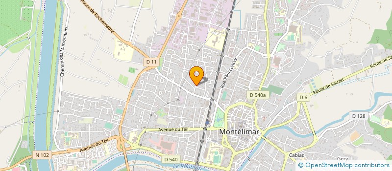 localisation de l'entreprise MONSIEUR GAUTIER QUICK à MONTELIMAR