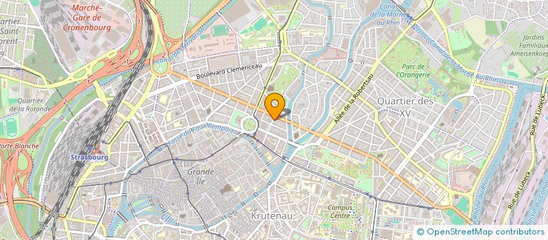 localisation de l'entreprise MONSIEUR GAUTIER RIEGEL à STRASBOURG