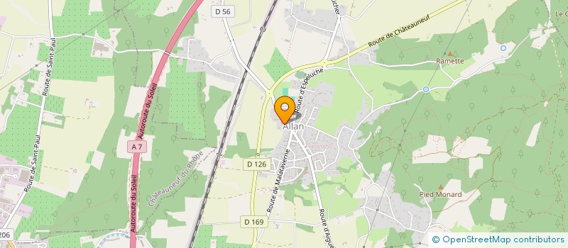 localisation de l'entreprise MONSIEUR GAUTIER ROUGERIE  CHATEAUNEUF-DU-RHONE