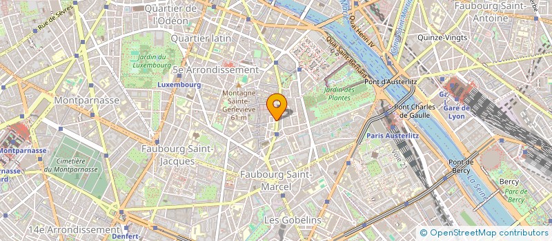 localisation de l'entreprise MONSIEUR GAUTIER ROUSSEAU  PARIS