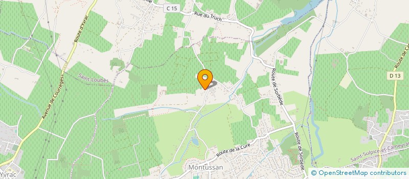 localisation de l'entreprise MONSIEUR GAUTIER SASTRE à MONTUSSAN
