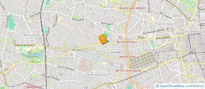 localisation de l'entreprise MONSIEUR GAUTIER STEMPFER à BORDEAUX
