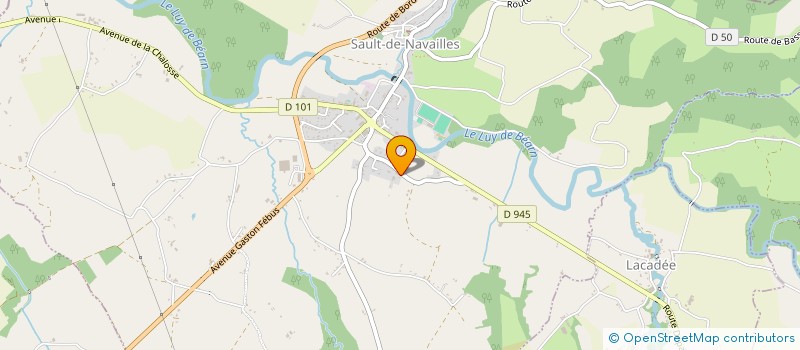 localisation de l'entreprise MONSIEUR GAUTIER TESTEMALE  SAULT-DE-NAVAILLES