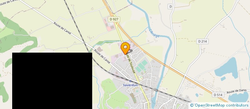 localisation de l'entreprise MONSIEUR GAUTIER TISSINIER à SAVERDUN