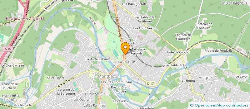 localisation de l'entreprise MONSIEUR GAUTIER VALLET  MONTBAZON