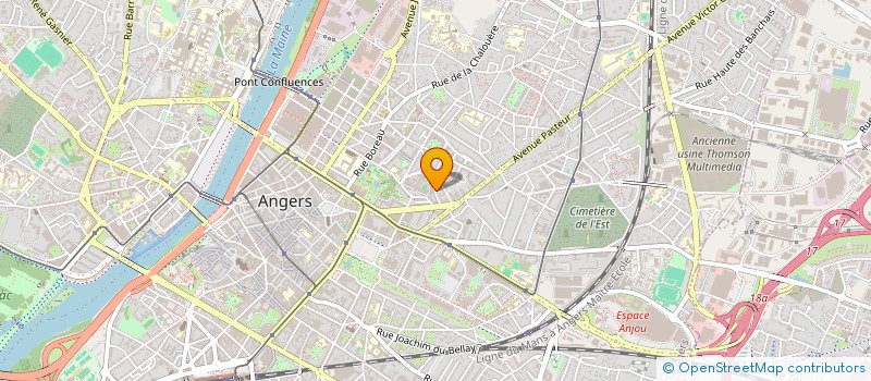 localisation de l'entreprise MONSIEUR GAUTIER VAN EECKE  ANGERS