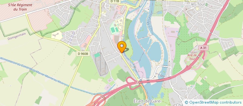 localisation de l'entreprise MONSIEUR GAUTIER WAWRZYNIAK  TOUL