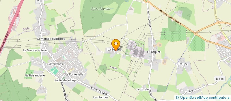 localisation de l'entreprise MONSIEUR GAUTIER WIPLIE à AVELIN