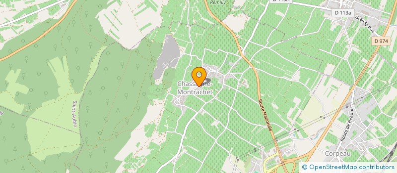 localisation de l'entreprise MONSIEUR GAUVAIN BAUDRAND  CHASSAGNE-MONTRACHET