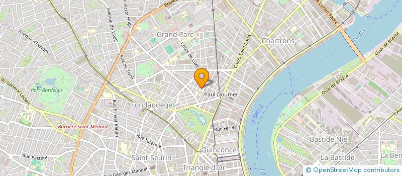 localisation de l'entreprise MONSIEUR GAUVAIN DAILLET  BORDEAUX