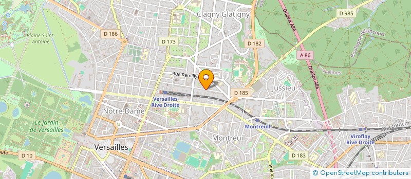 localisation de l'entreprise MONSIEUR GAUVAIN GARNIER à VERSAILLES
