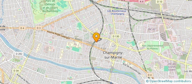 localisation de l'entreprise MONSIEUR GAUVAIN NEME à CHAMPIGNY-SUR-MARNE