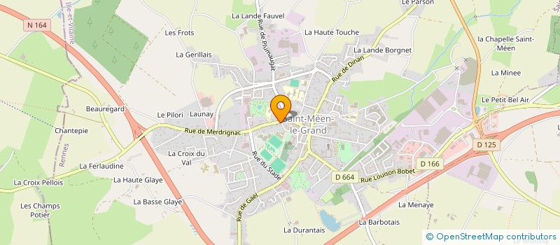 localisation de l'entreprise MONSIEUR GAUVAIN PRIME  SAINT-MEEN-LE-GRAND