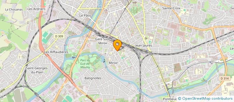 localisation de l'entreprise MONSIEUR GAUVAIN SALLES  LE MANS