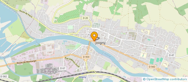 localisation de l'entreprise MONSIEUR GAUVIN CAILLOU  JOIGNY