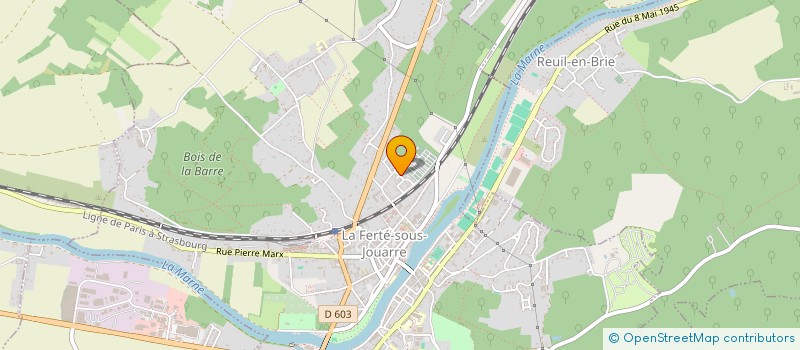 localisation de l'entreprise MONSIEUR GAVENS JEAN à LA FERTE-SOUS-JOUARRE