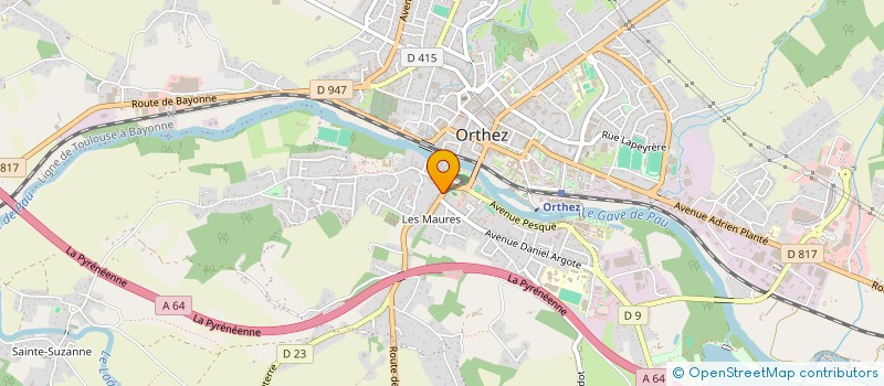 localisation de l'entreprise MONSIEUR GAVIN DE ZALTZA  DONZACQ